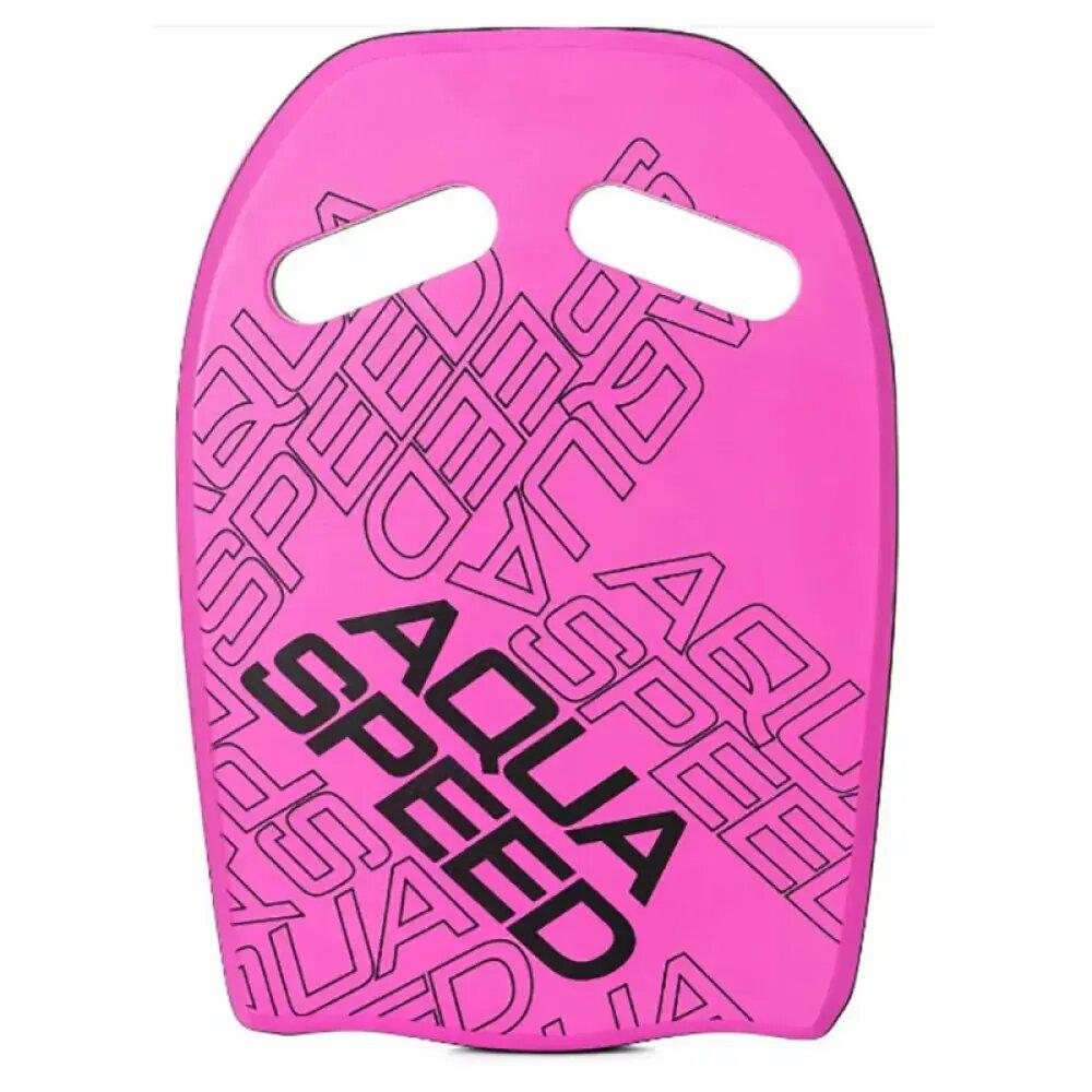 Дошка для плавання Aqua Speed WAVE KICKBOARD 3980 Рожевий Уні 43x28x3, 6cм 539-03 (Оригінал), фото 1