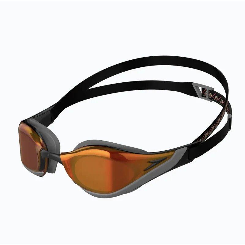 Окуляри для плавання Speedo FASTSKIN PURE FOCUS GOG MIR Чорний, червоний OSFM 8-11778A260 (Оригінал), фото 1