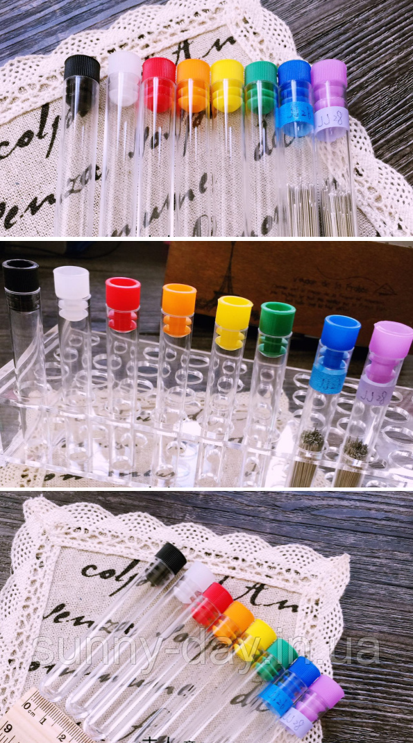 Контейнер для голок/бісеру 12х80мм, фото 1