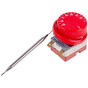 Термостат для бойлера (універсальний) 16A 250V, L капіляра=550mm 90°C (2 клеми), фото 1