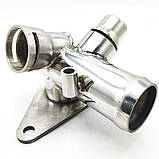 Фланець охолодження 06B121132E Audi, Seat, VW  з нержавійки - ДОВІЧНА ГАРАНТІЯ, фото 2