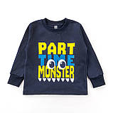 Піжама дитяча утеплена із монстриками Little Monster, фото 2