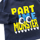 Піжама дитяча утеплена із монстриками Little Monster, фото 3