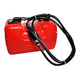 Каністра (бак) 12л. Пластик із шлангом для човнів, фото 2