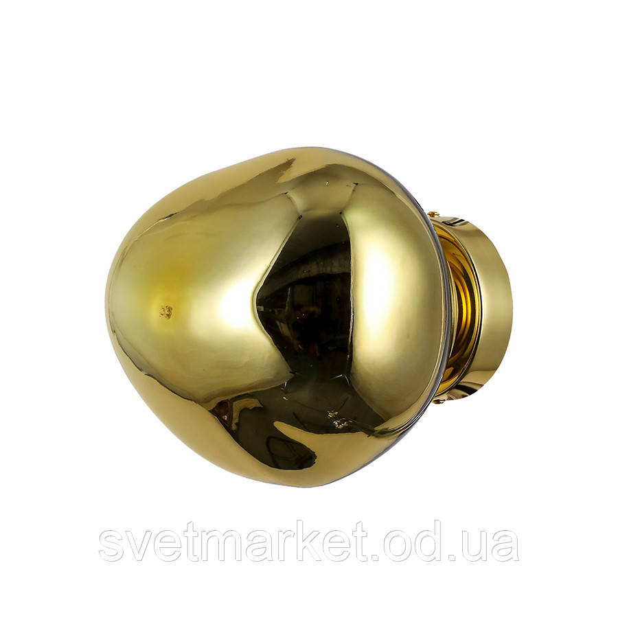 Незвичайний стельовий декоративний світильник 793W01-1 GD (200) E27, фото 1