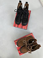 Жіночі демісезонні черевики MeegoComfort модель 2F967-2 Black чорні на шнуровці, фото 6