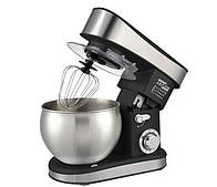 Тістоміс кухонний Zepline ZP-137 міксер із чашею 7 л з нержавіючої сталі 3500 Вт Чорний