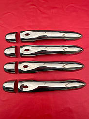 Накладки на ручки неірж Renault Scenic 3 2009-2015 безключовий доступ