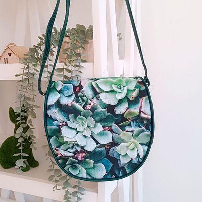 Молодіжна сумка Saddle Сукуленти, фото 1