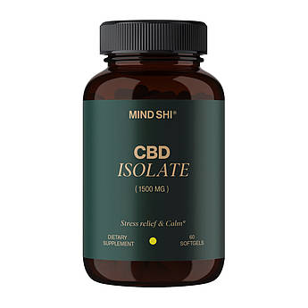 CBD Isolate 1500 mg - 60 softgels
