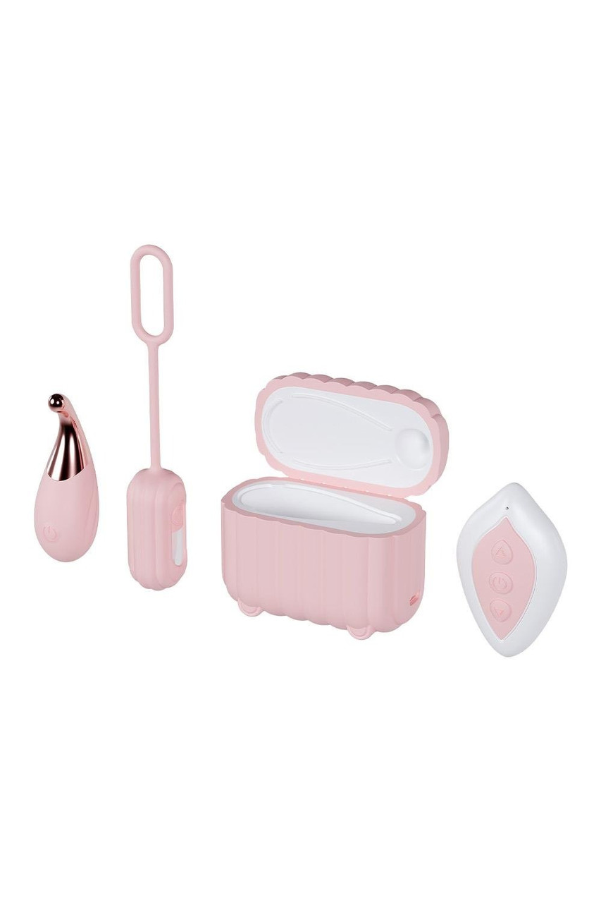 Набір вібраторів Blush Play With Me з пультом та кейсом, рожевий, 2 шт., фото 1