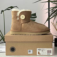 Ugg Mini Bailey Button Chestnut