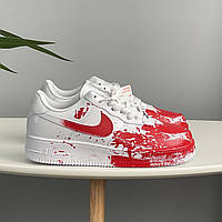 Nike Air Force 1 Custom Blood 🩸 42