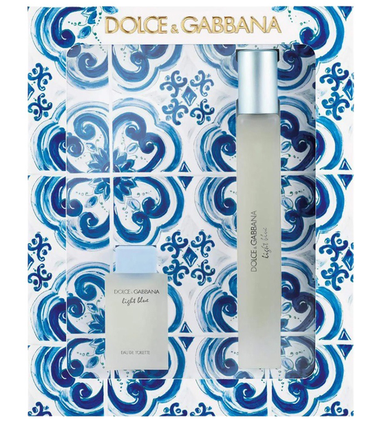 Подарунковий набір для жінок Dolce&Gabbana Light Blue (edt/10ml + edt/4.5ml), фото 1