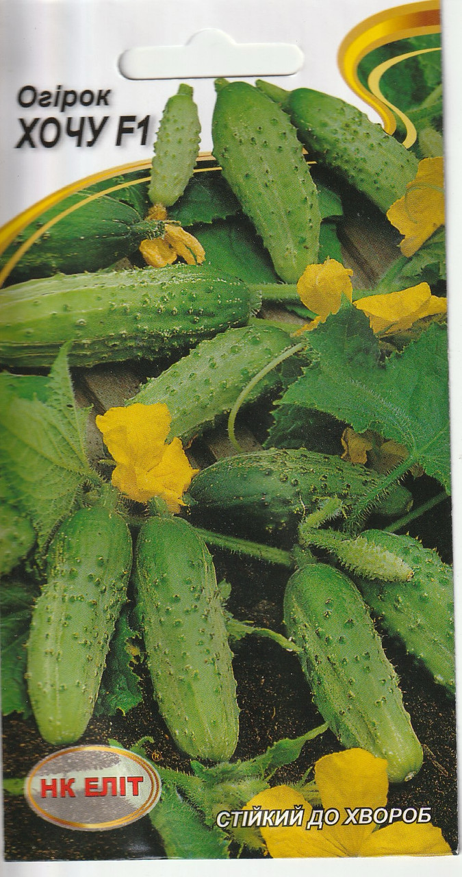 Насіння огірків Хочу F1 1 гр НК Еліт, фото 1