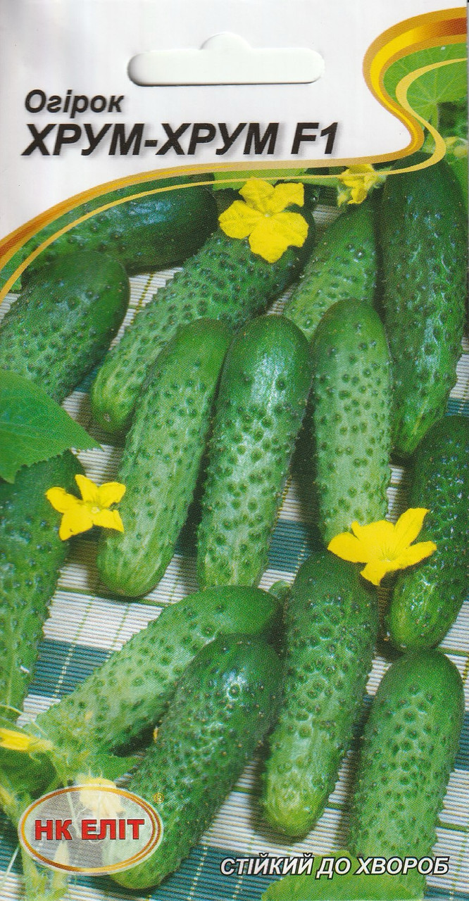 Насіння огірків Хрум хрум F1 1 гр НК Еліт, фото 1
