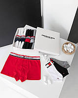 Комплект 5 штук білизни + 18 пар шкарпеток з коробкою XL