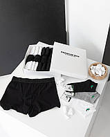 Комплект 5 штук білизни + 18 пар шкарпеток з коробкою S