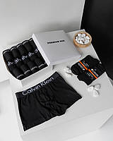 Комплект 5 штук трусів + 12 пар термо шкарпеток в Premium Box S