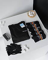 Комплект термо костюм чоловічий Columbia + 5 пар термо шкарпеток Columbia + 1 пара рукавиць Iglove для сенсорних екранів