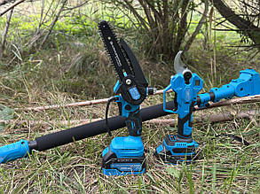 Секатор (40 мм), міні-пила, подовжувач (2 м) і акумулятор на 1500 і 3000 мАг KRAISSMANN 302 SAG 20 MP