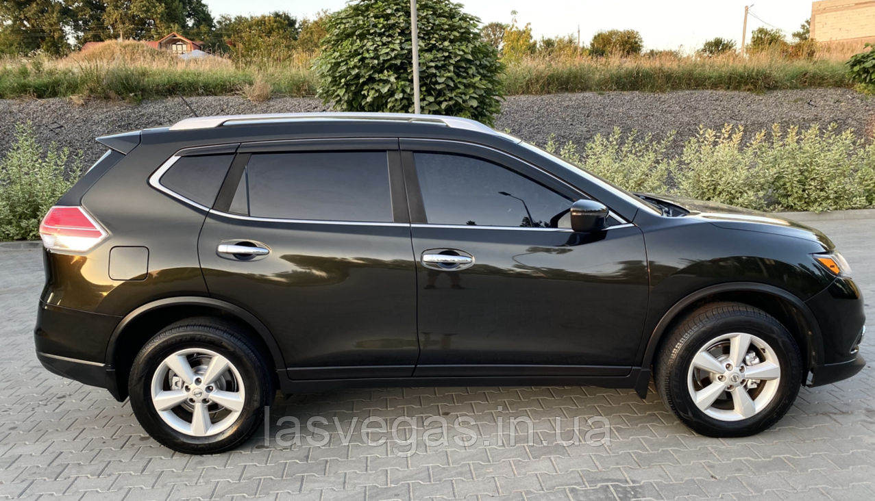 Дефлектори вікон (вітровики) Nissan X-Trail 2014- (T32) / Nissan Rogue (Auto clover D080), фото 1