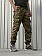 Чоловічі штани камуфляжні, практичні брюки карго у стилі мілітарі, тактичний та військовий одяг для полювання - фото 5 - id-p2744669632