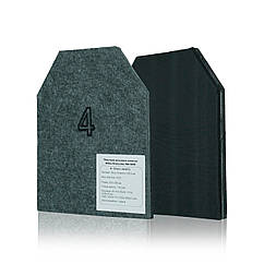 Бронеплити (2 шт) Miilux Protection 500 8мм, 4-й клас захисту