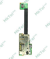 Конектор SIM карти Nokia E90, карти пам'яті на платі Original PRC