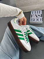 Samba Platform White/Green