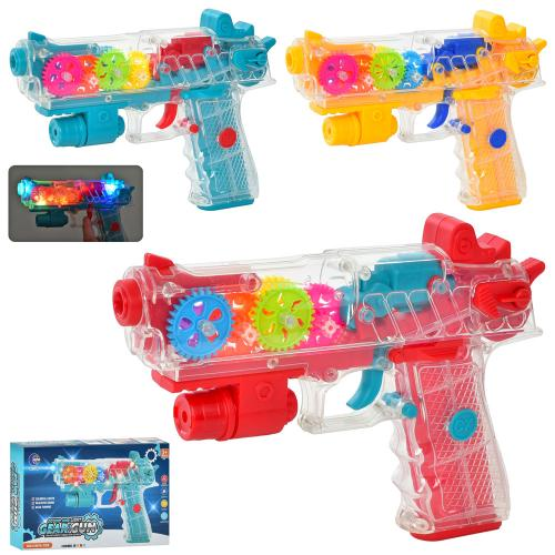 Музичний пістолет із шестеренками 1088, фото 1