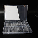 Гелеві тіпси Global Fashion 06 (Half Cover Stiletto Extra Long Soft Gel Tips 5XL), 120 шт, 12 розмірів, фото 2