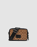 🦁 Coach Wyatt Crossbody Bag In Signature Canvas Sand 19 х 12 х 7 см