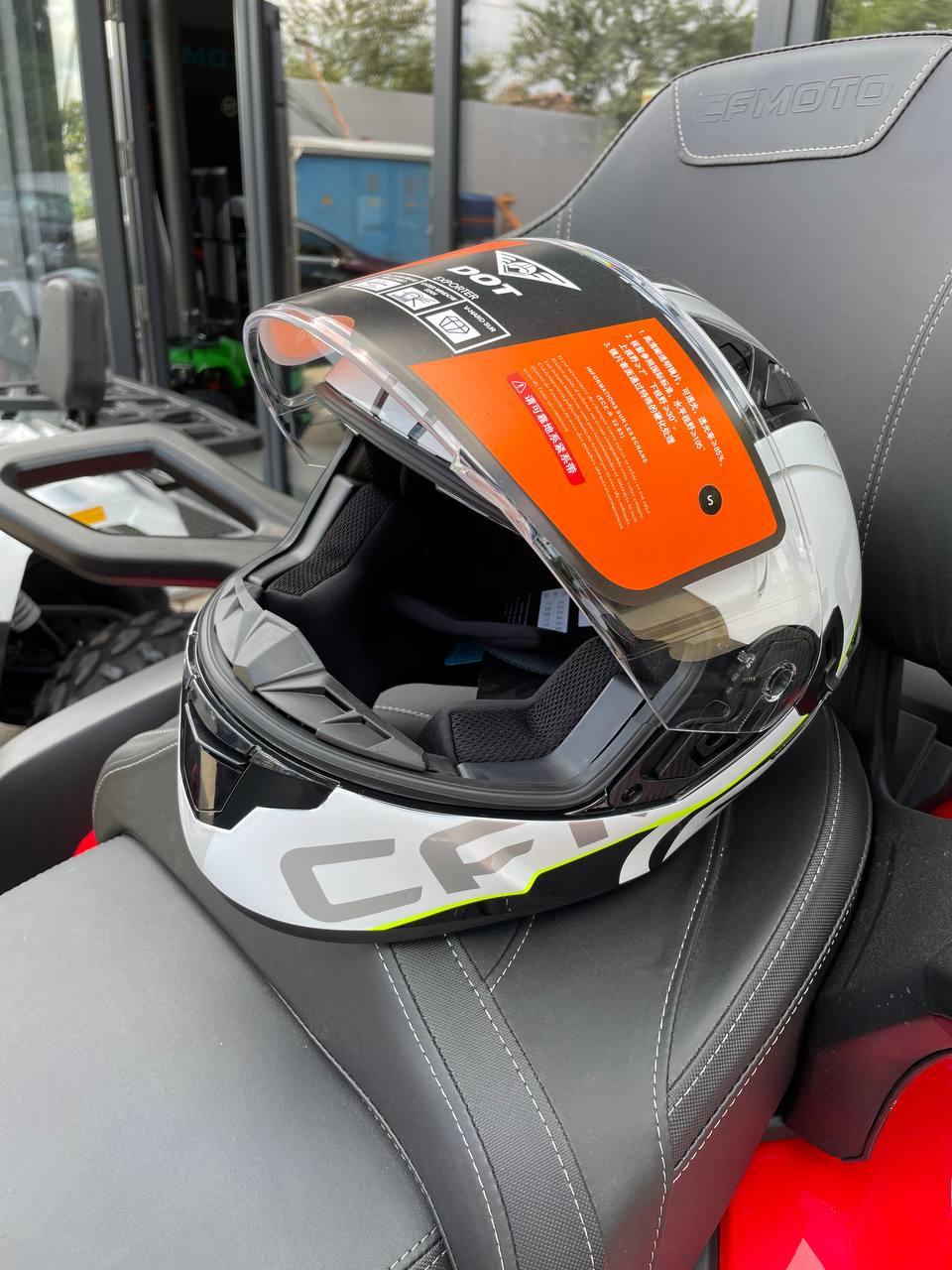 Оригінальний шолом CFMOTO колір білий, фото 1