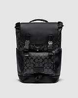 🦁 Coach Track Backpack In Signature Canvas