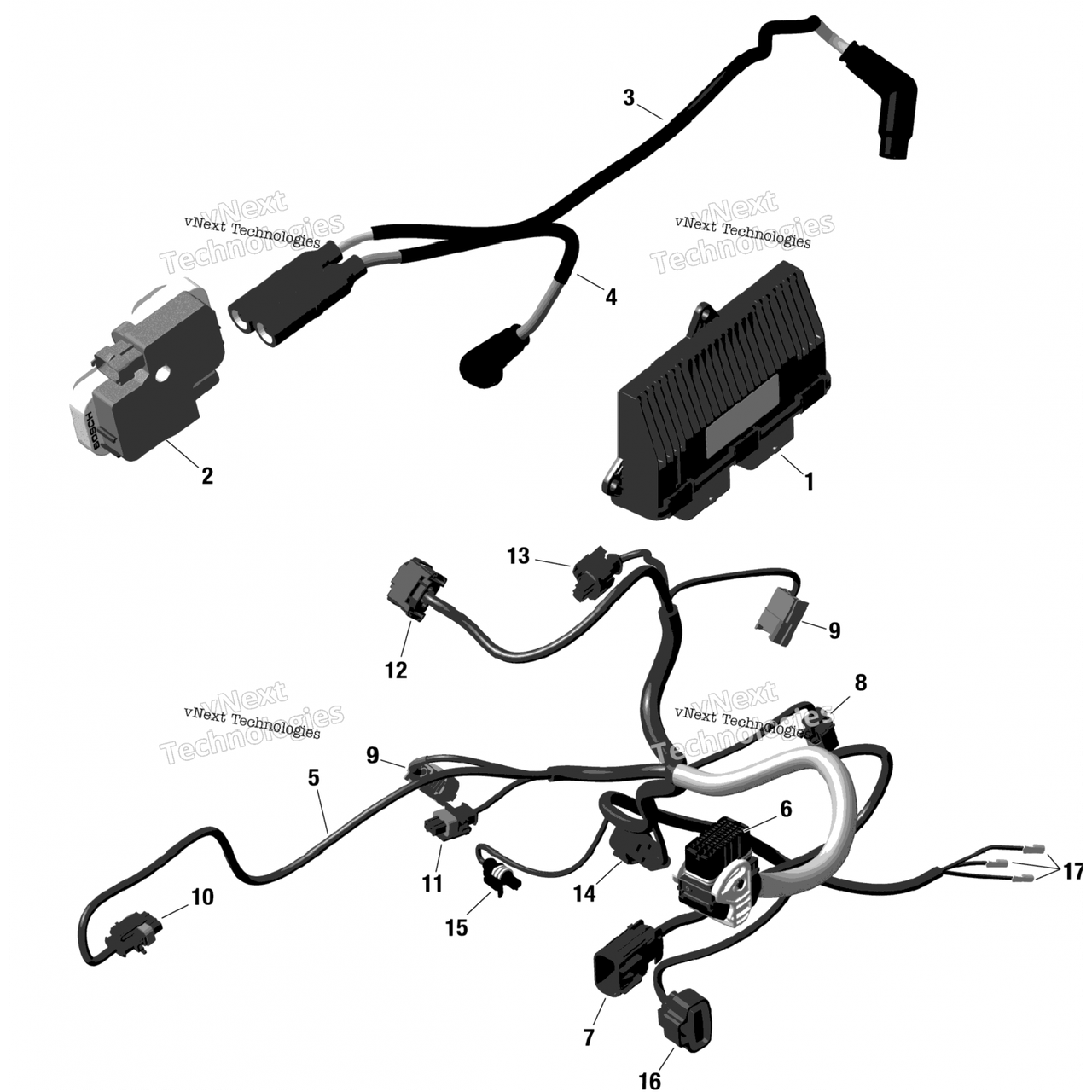 Джгут проводів ENGINE WIRING HARNESS 420265949, фото 1