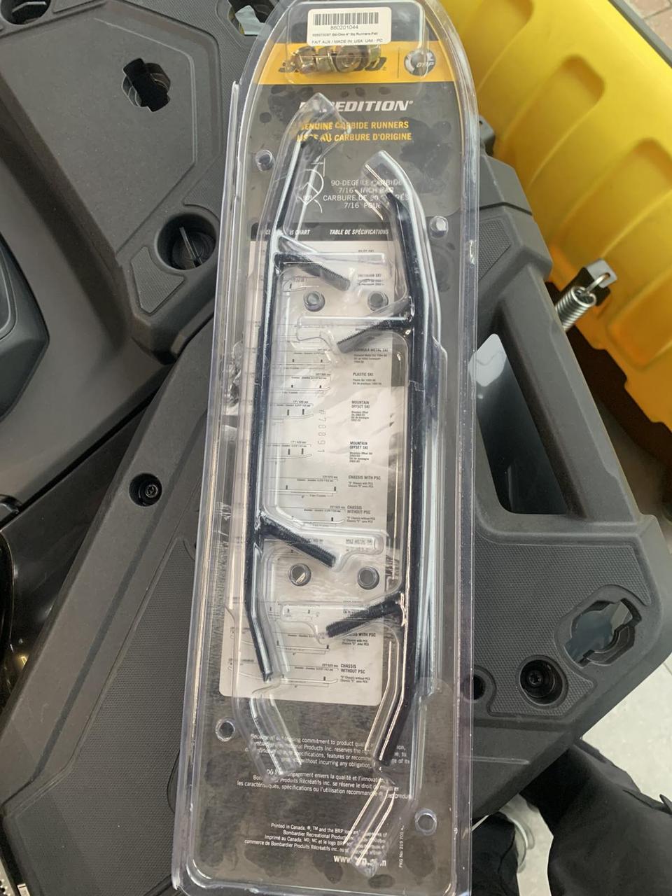 Карбідні направляючі (Ранери) для лиж BRP Ski-Doo, фото 1