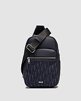 🦁 Dior Rider 2.0 Sling Bag Oblique Jacquard Blue 17 х 25 х 9 см
