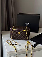 Chanel Dark Brown 17х11х8