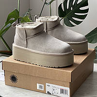 UGG Ultra Mini Platform Light Grey 39