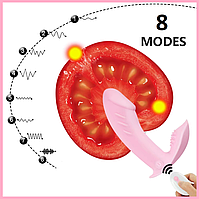Вібратор для вагінальної та кліторальної стимуляції, Жіночий міні вібратор метелик, Інтимні іграшки