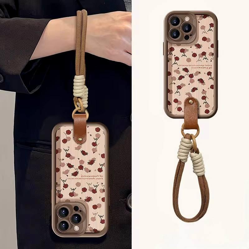 Vintage Case – протиударний чохол з тримачем на руку та ніжним осіннім дизайном 🍂📱, фото 1