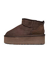 UGG Classic Ultra Mini Platform 'Chocolate' 1135092-BCDR 39