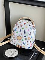 Рюкзак Louis Vuitton  Palm Springs Mini  білий монограм Є