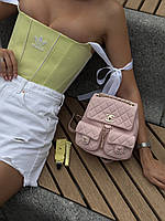 Chanel Two-Pocket Duma Backpack PinkМагнітна Коробка 19 х 11 х 9