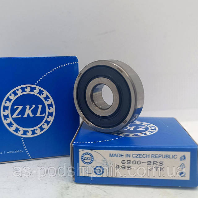 Підшипник 6200-2RS / 180200 (10x30x9) ZKL Чехія, фото 1