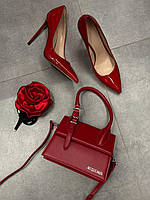 Jacquemus Le Chiquito Moyen Boucle Red 17x14x7.5