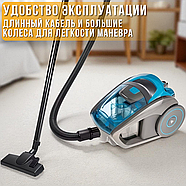 Контейнерний пилосос 3000W з циклонною системою Domotec MS-4404, фото 7