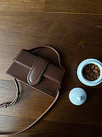 Jacquemus Le Bambino Handbag With Adjustable Crossbody Brown 22.5 х 12 х 7