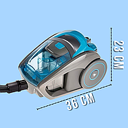 Контейнерний пилосос 3000W з циклонною системою Domotec MS-4404, фото 10